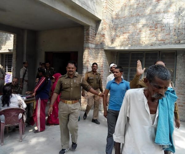 violence in political rivalry in nigohan in lucknow.