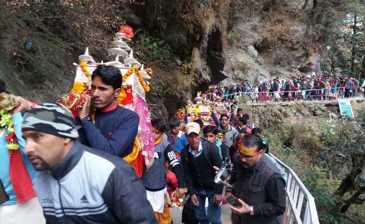 yamunotri dham kapat closed.
