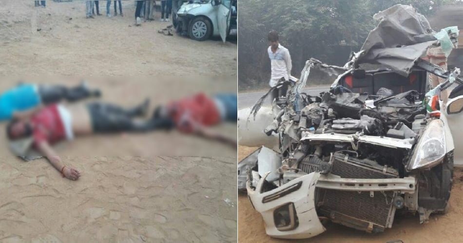 Elderly man died in accident, two injured
