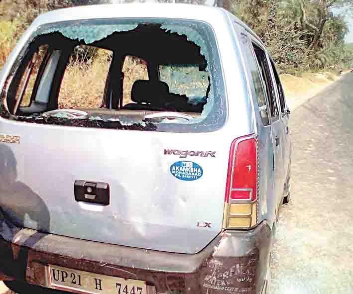 accident, beaten driver