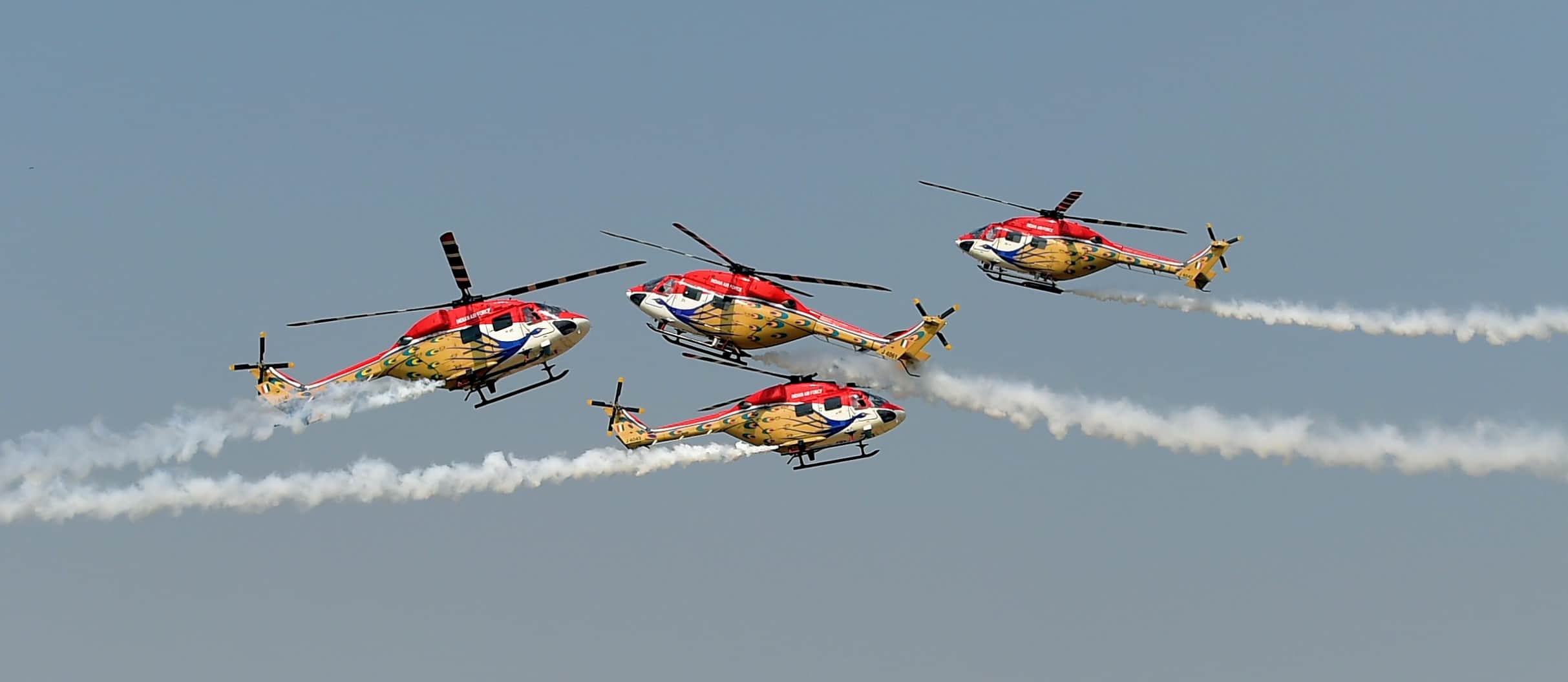spectacular air show in bkt lucknow by air force