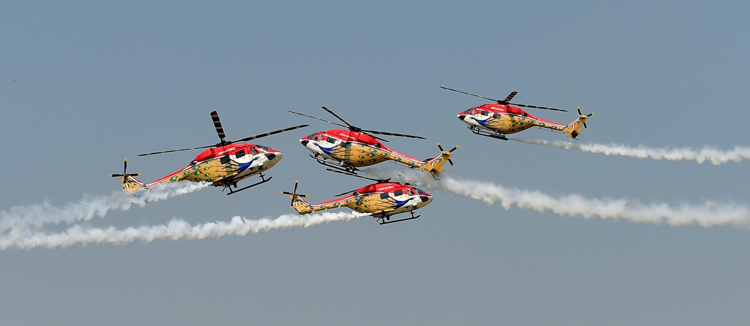 spectacular air show in bkt lucknow by air force