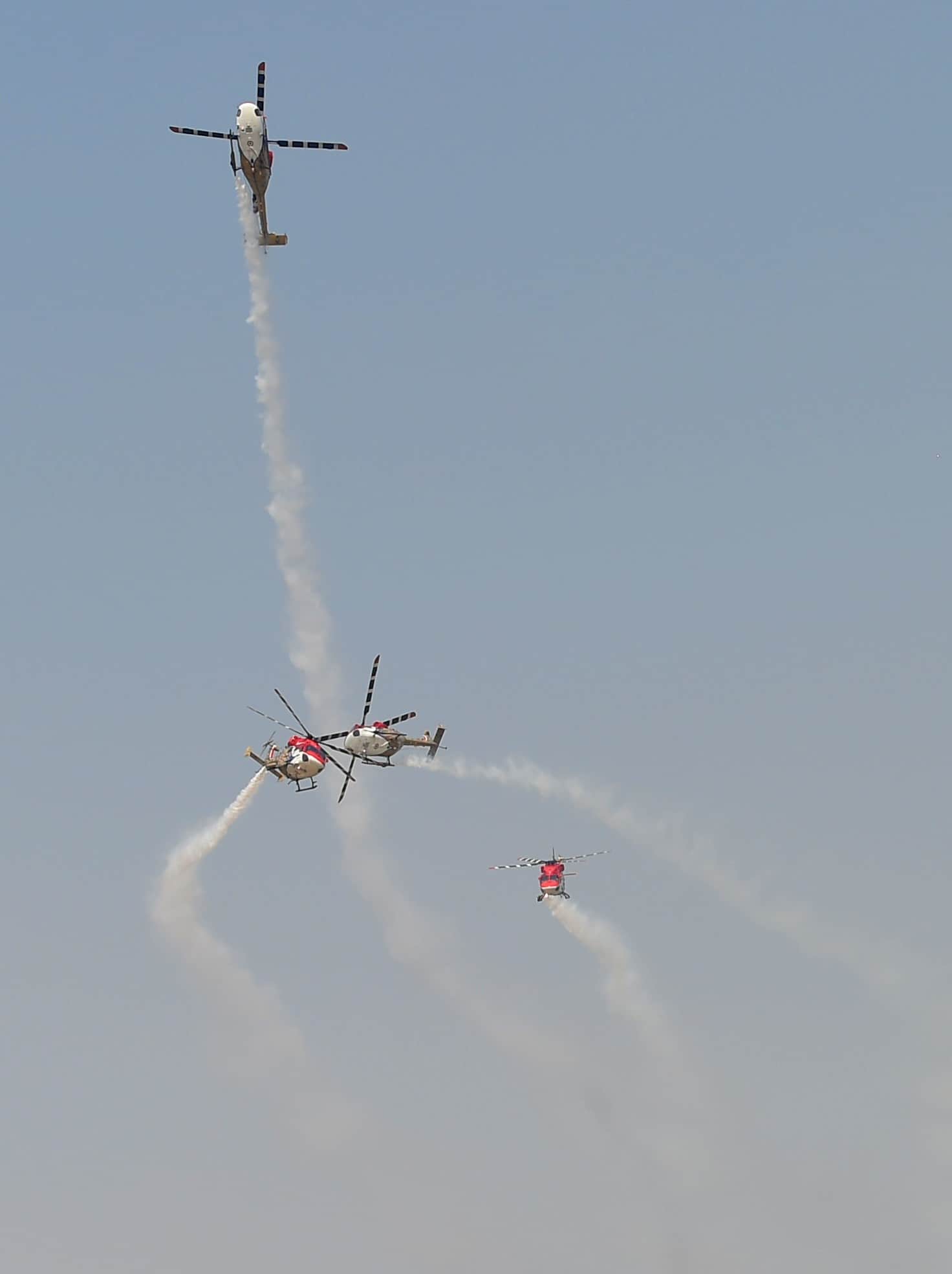 spectacular air show in bkt lucknow by air force