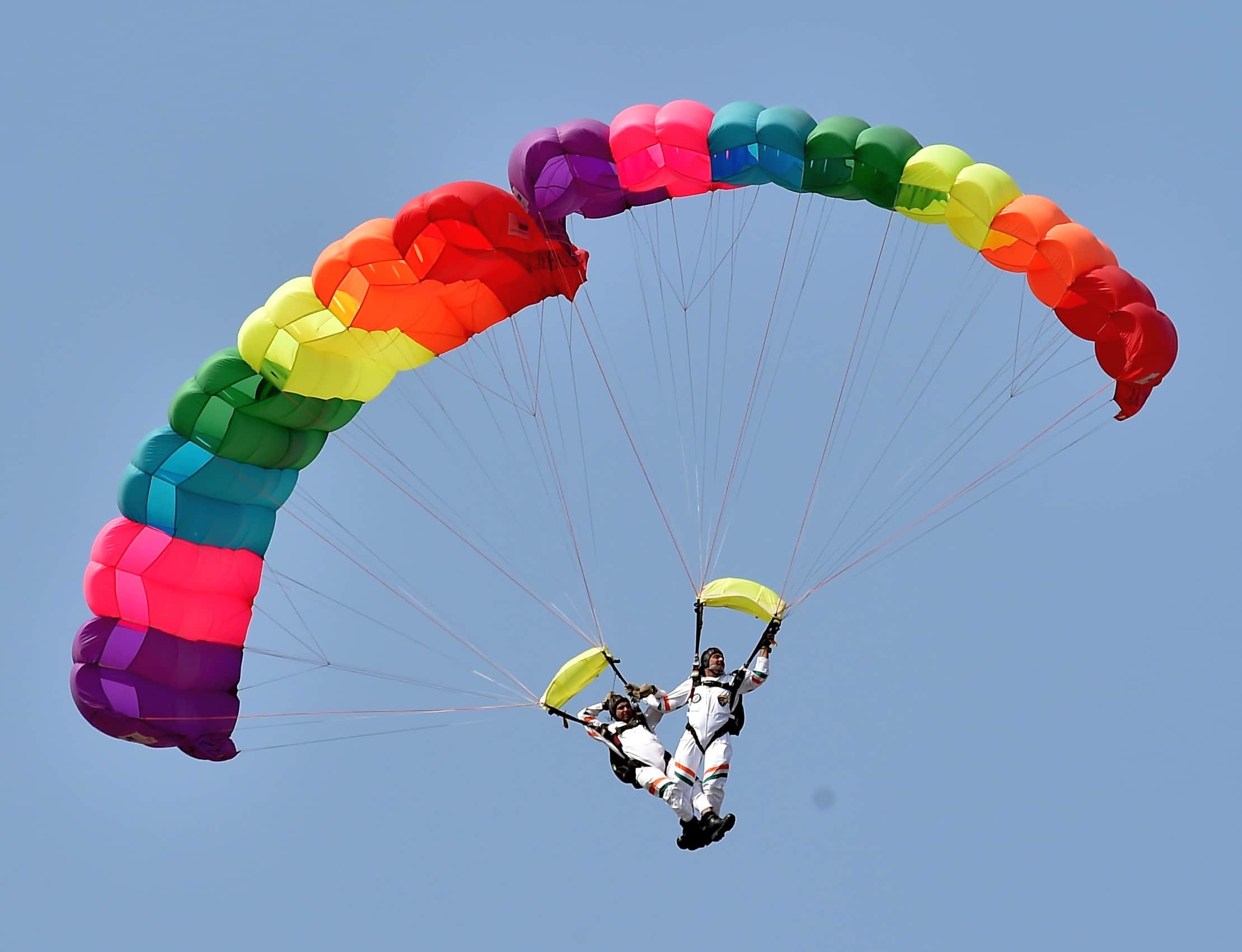spectacular air show in bkt lucknow by air force