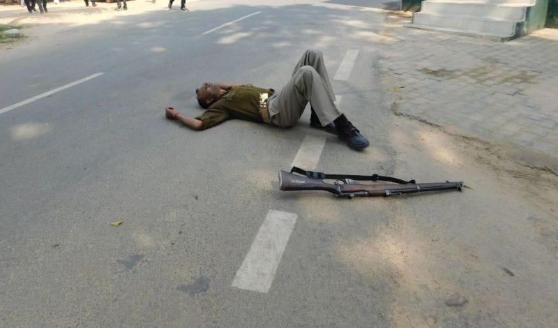 ASP office soldier shot himself