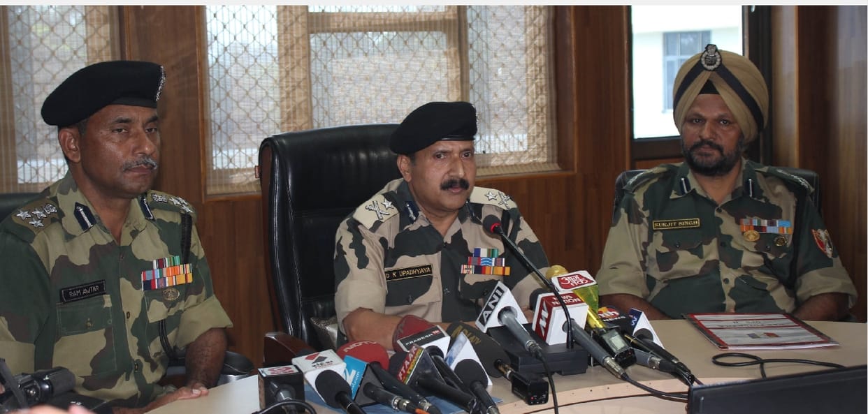 press conference of bsf ig on ceasefire violation