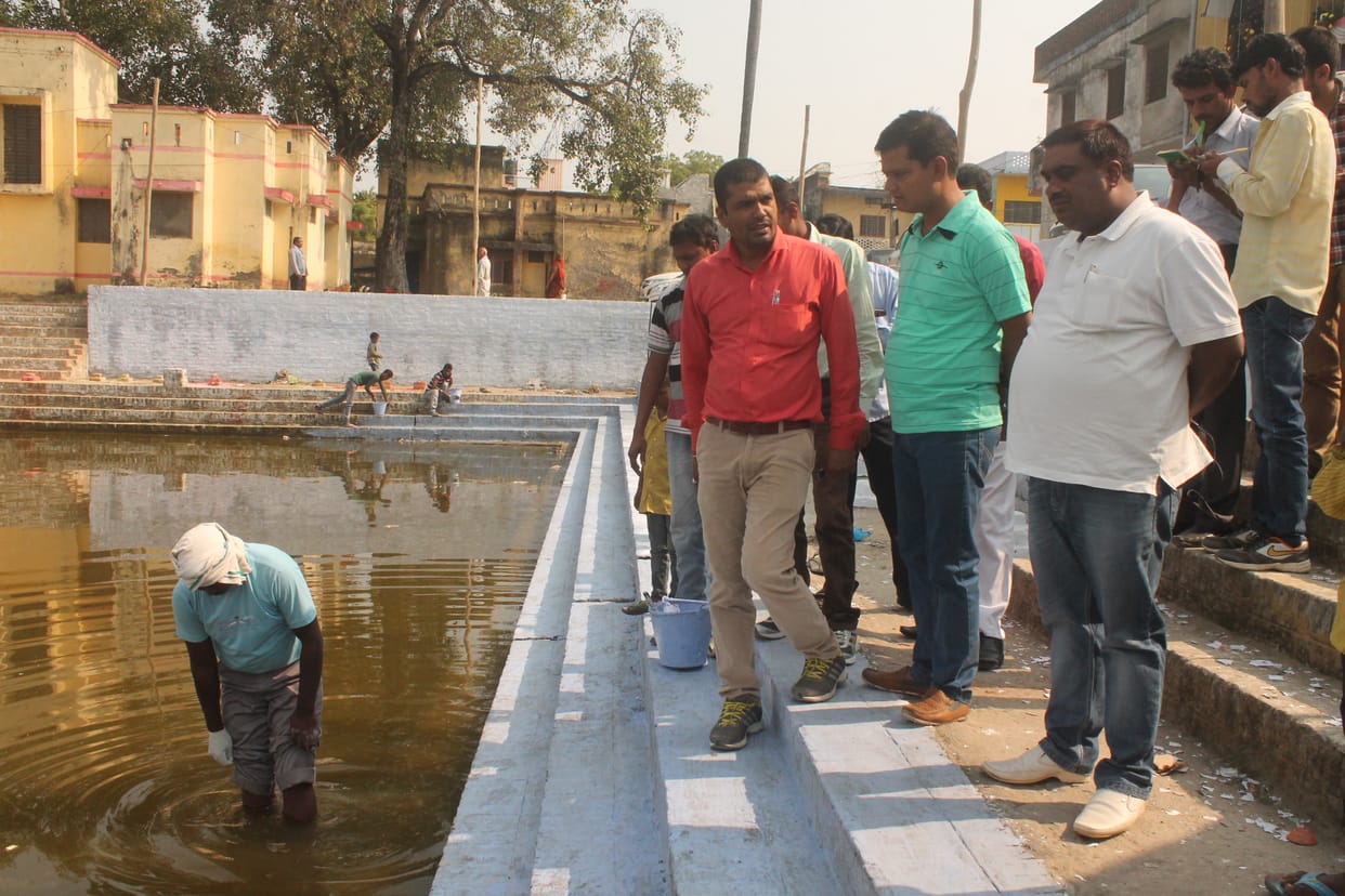 Chhath Puja preparations swing, ponds start cleaning
