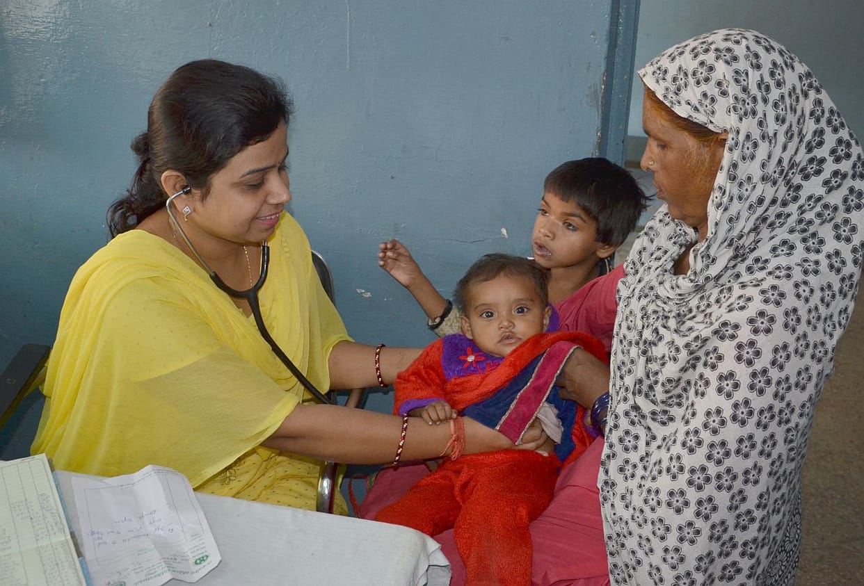 Climate change children pneumonia.