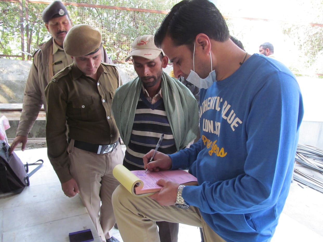 deadbody in almi village