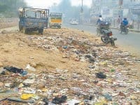 fatehabad, city, road, grabadge, dump, very dirty, fatehabad,  harayana