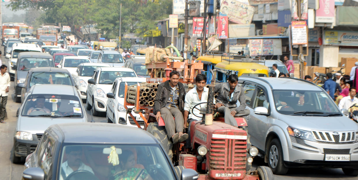 Sisters trapped in the jam, the auspicious time spent on the way