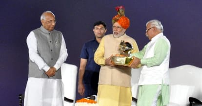 prime minister narendra modi in haryana state golden jubli celebration programme