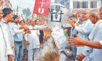 NHM, health, protest, minister, employee, sonipat