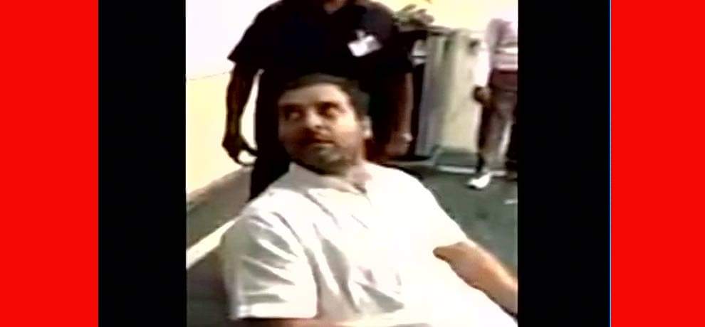 video:  Inside visuals of the Mandir Marg Police station , where Rahul Gandhi has been detained.