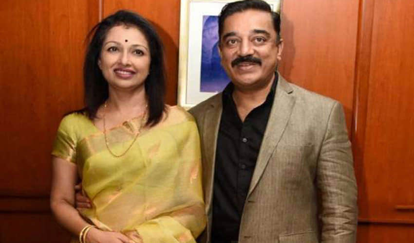 kamal hasaan got separated from gautami