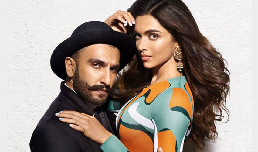 ranveer singh and deepika padukone liplock