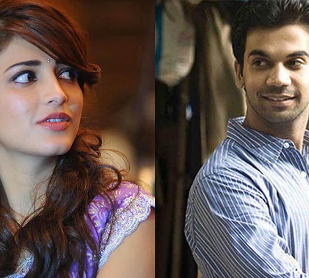 Shruti Haasan and Rajkummar Rao in 'Behen Hogi Teri'