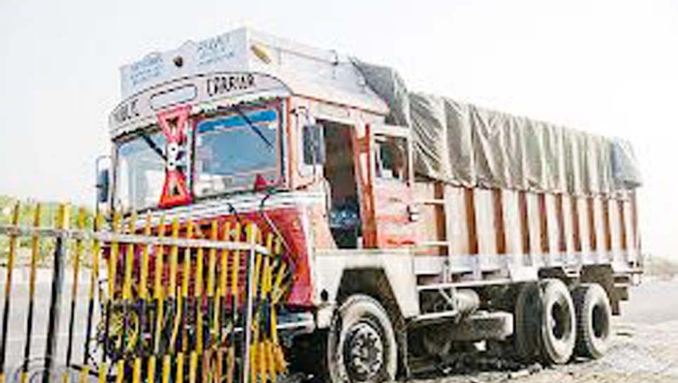 ran on highway without driver truck farmer crushed