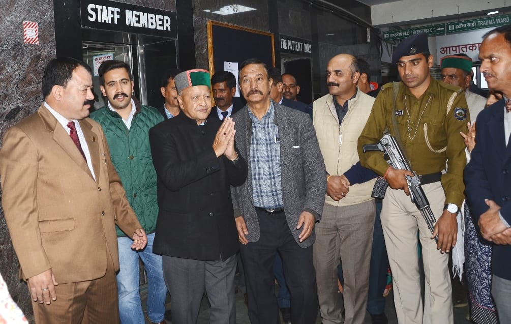 CM Virbhadra Singh Discharged from IGMC on Wednesday.