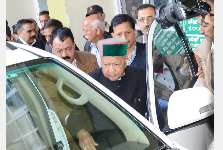 CM Virbhadra Singh Admitted at IGMC Hospital Shimla.