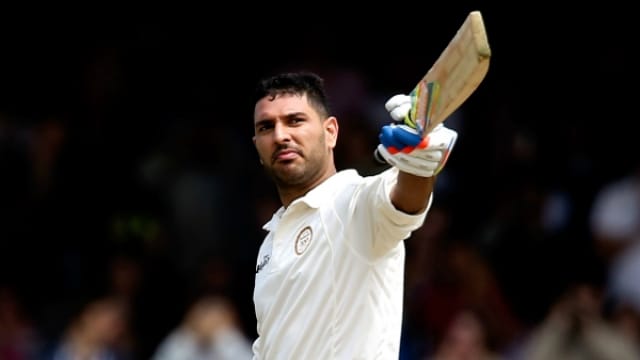 yuvraj singh double century in ranji trophy match in mohali pca stadium, but not happy