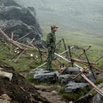 china strict vigil on border