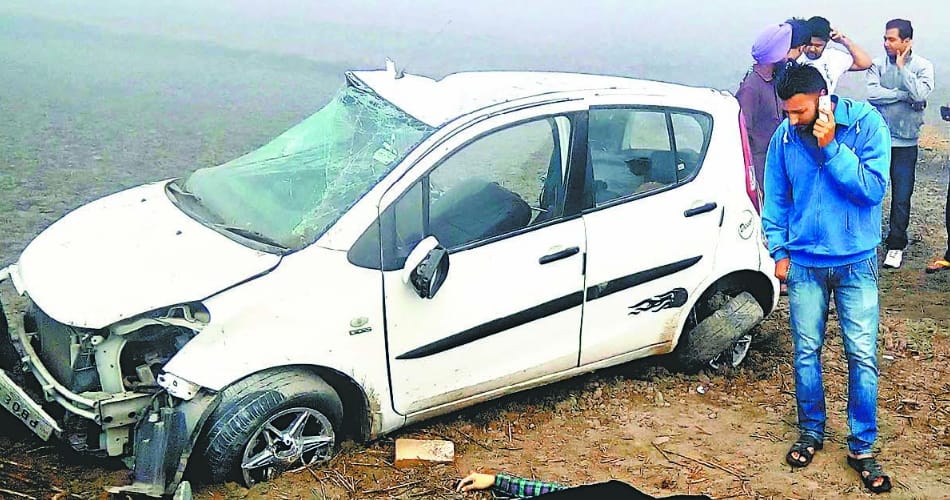 mist havoc in punjab, death of a 13 in a day, 49 injured