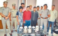 loot, arrest, highway, cash, revolver, gun, sonipat