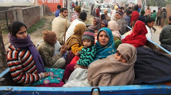 border area villagers forced to spent winter nights in camps 