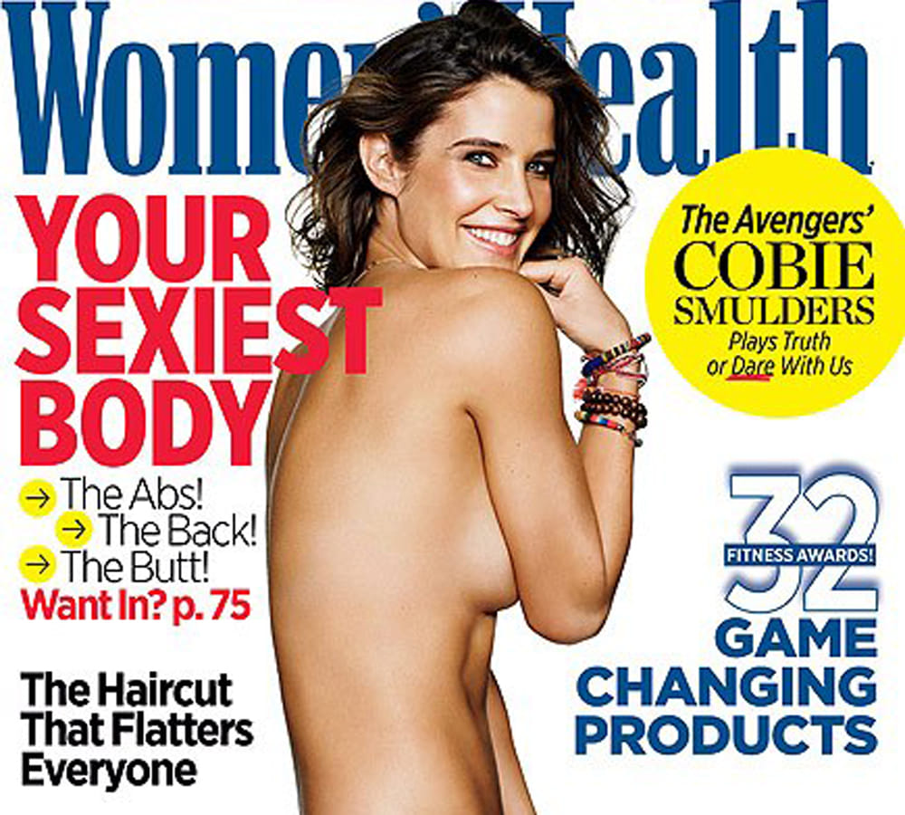 Cobie Smulders goes topless for racy cover shoot
