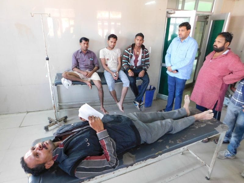 Mobile firing in dispute, seven injured