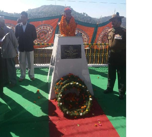 Vir Chakra Bisht statue unveiled