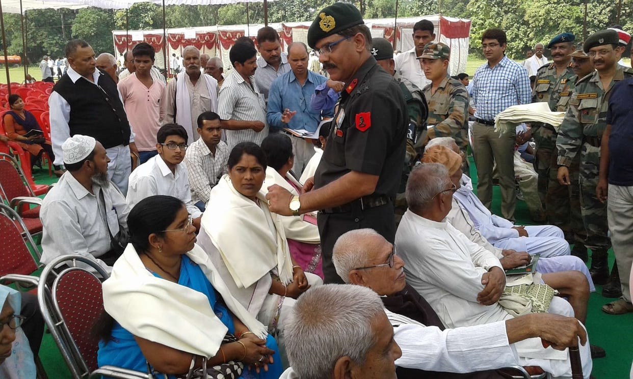 The problems described by former soldiers in the camp