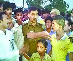 The soldier tried to rape the girl child