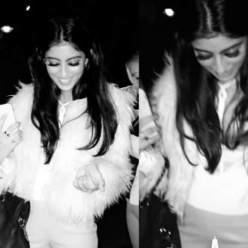 navya naveli celebrates her diwali party with friends