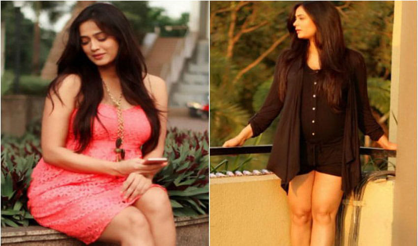 shweta doing photoshoot in the last stage pf her pregnancy