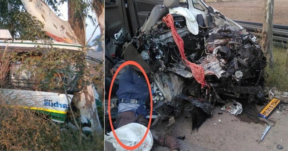 two people of himachal pradesh returning from marriage killed in road accident in kalka