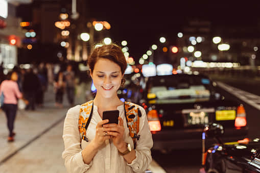 Uber's new app With many unique features