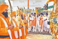 Bole So Nihal Sat Sri Akal reverberated from Pehowa, Pehowa