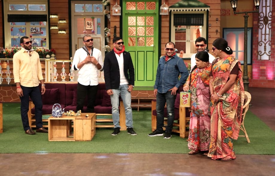 Kabaddi Star Ajay thakur in Kapil Sharma Show.