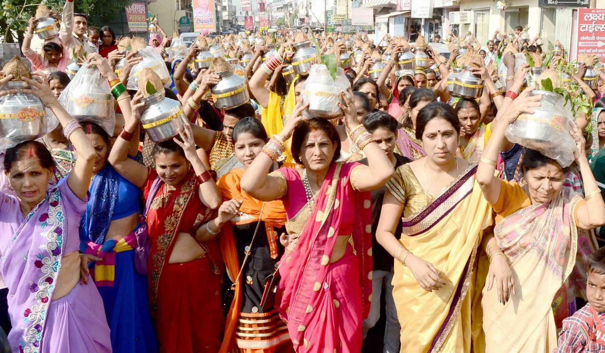 Chhath extracted urn trip