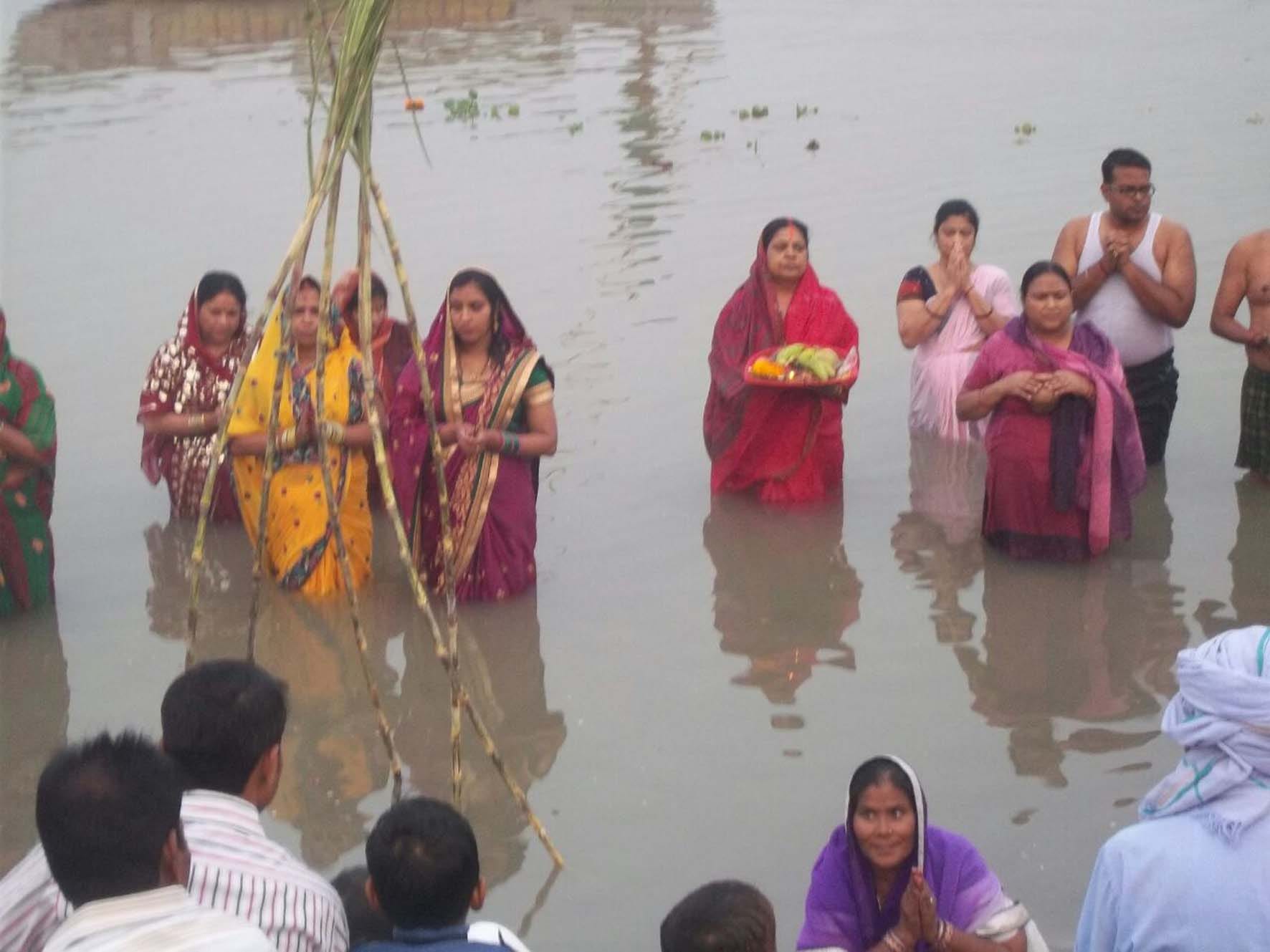 Chhath fasting for longevity of Soldiers