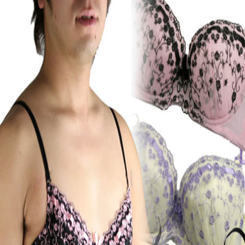 floral lingerie for Japanese MEN