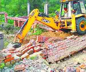 Encroacment demolished
