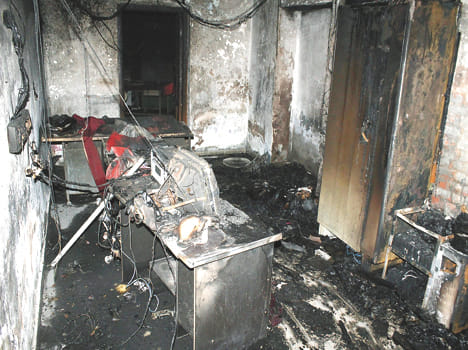 fire in sp office