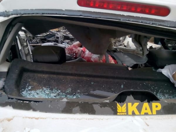 four boys killed in road accident on delhi patiala highway, cow was the reason of accident