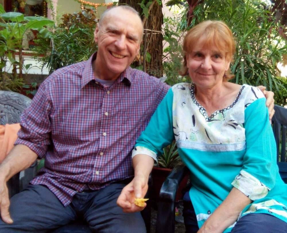 German couple spread out indian culture