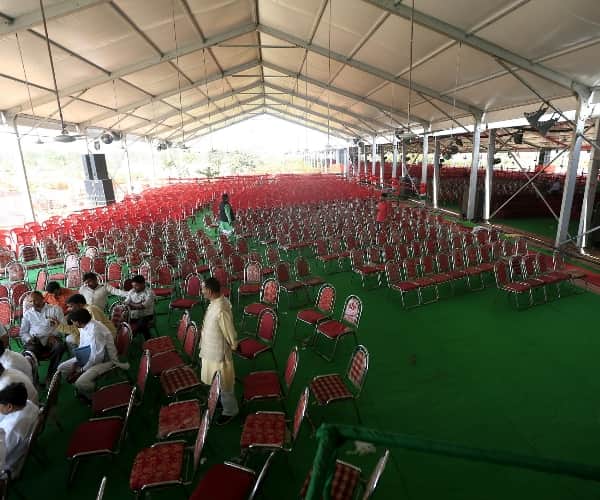 preprations for silver jubliee programme of Samajwadi party.