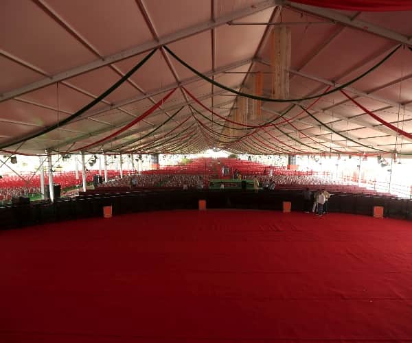 preprations for silver jubliee programme of Samajwadi party.