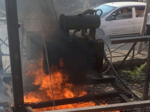 Transformer fire, stirring